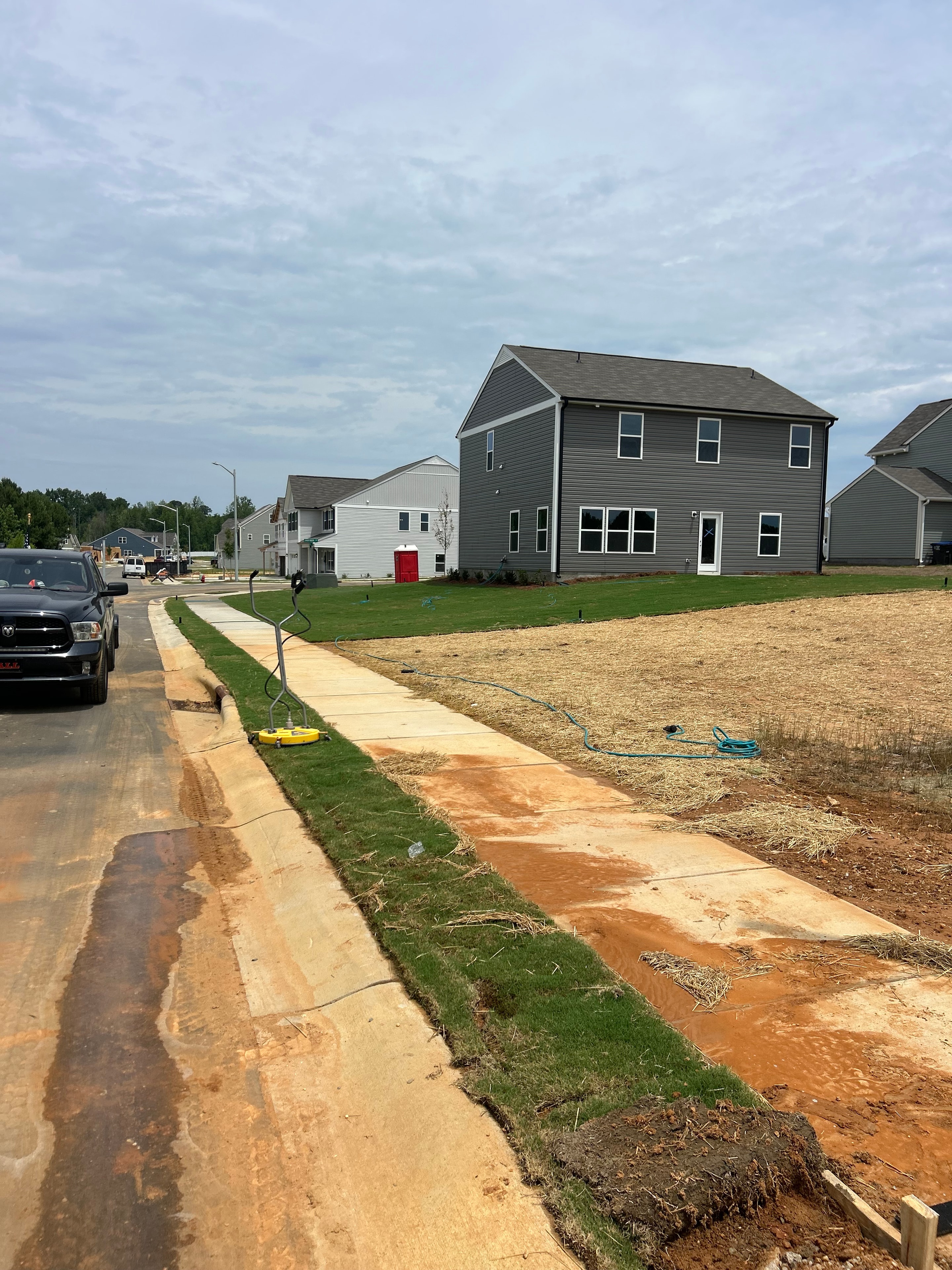 Pressure washing job completed by Scott Washing Solutions